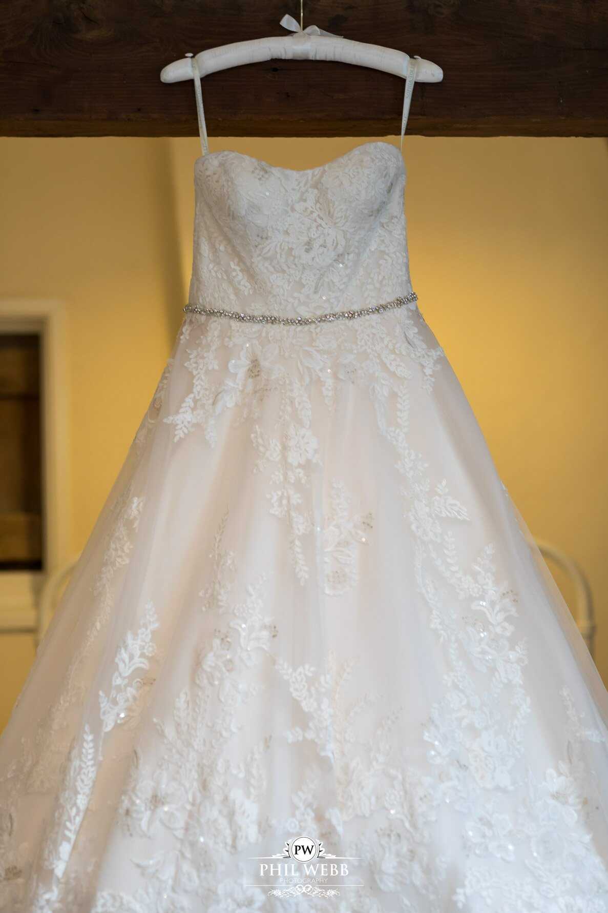 Berkley Castle Wedding Photography wedding dress