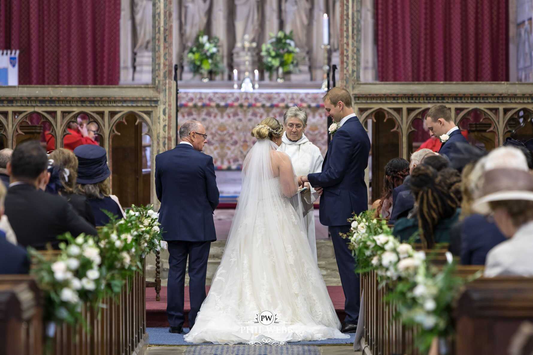 Berkley Castle Wedding Photography church wedding ceremony