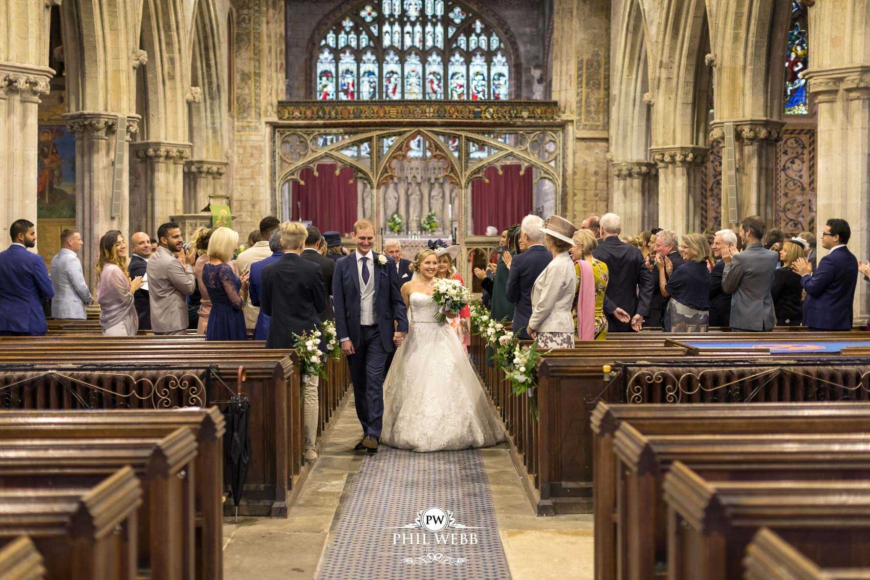 Berkley Castle Wedding Photography church wedding ceremony