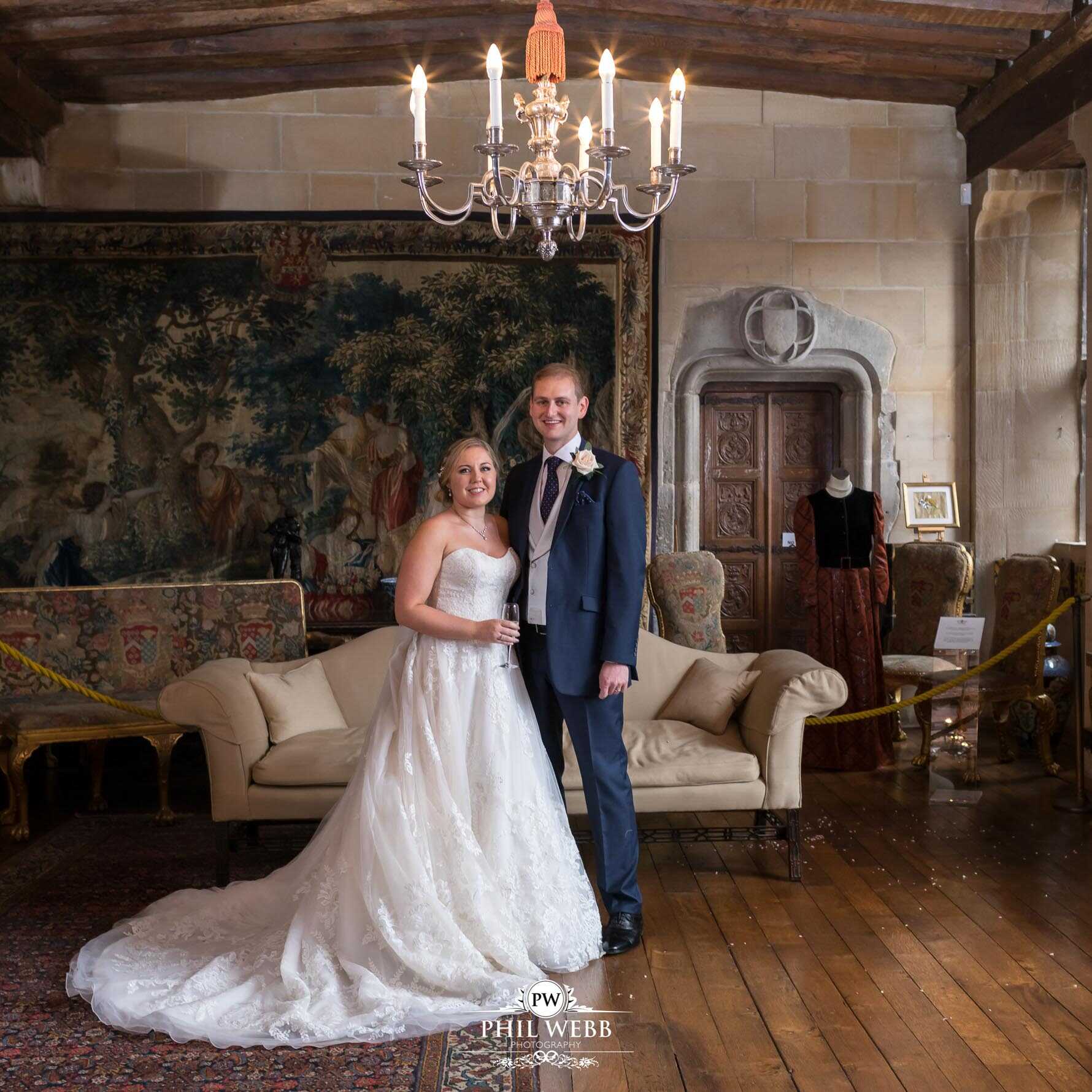 Berkley Castle Wedding Photography bride and groom portrait