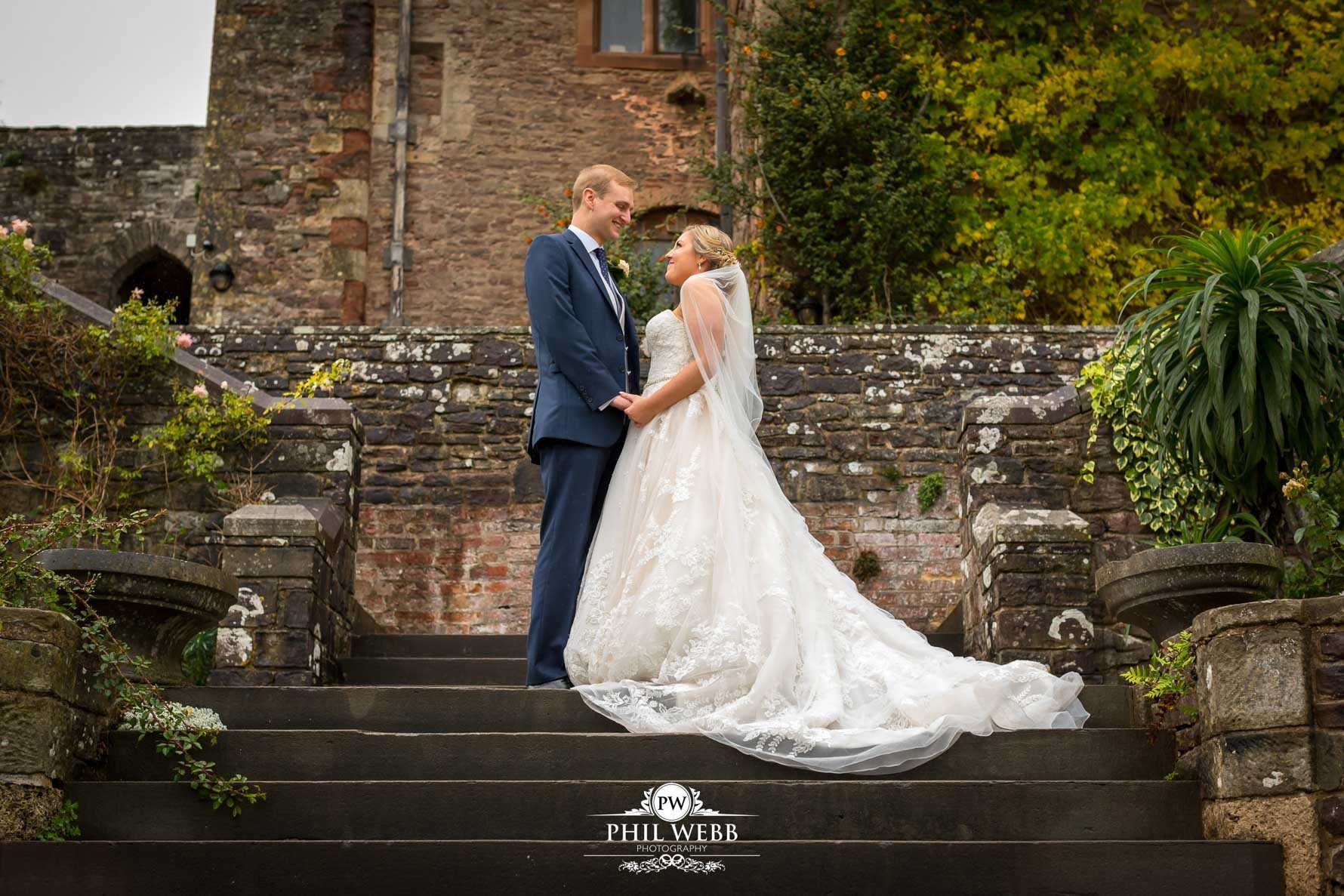 Berkley Castle Wedding Photography bride and groom portrait