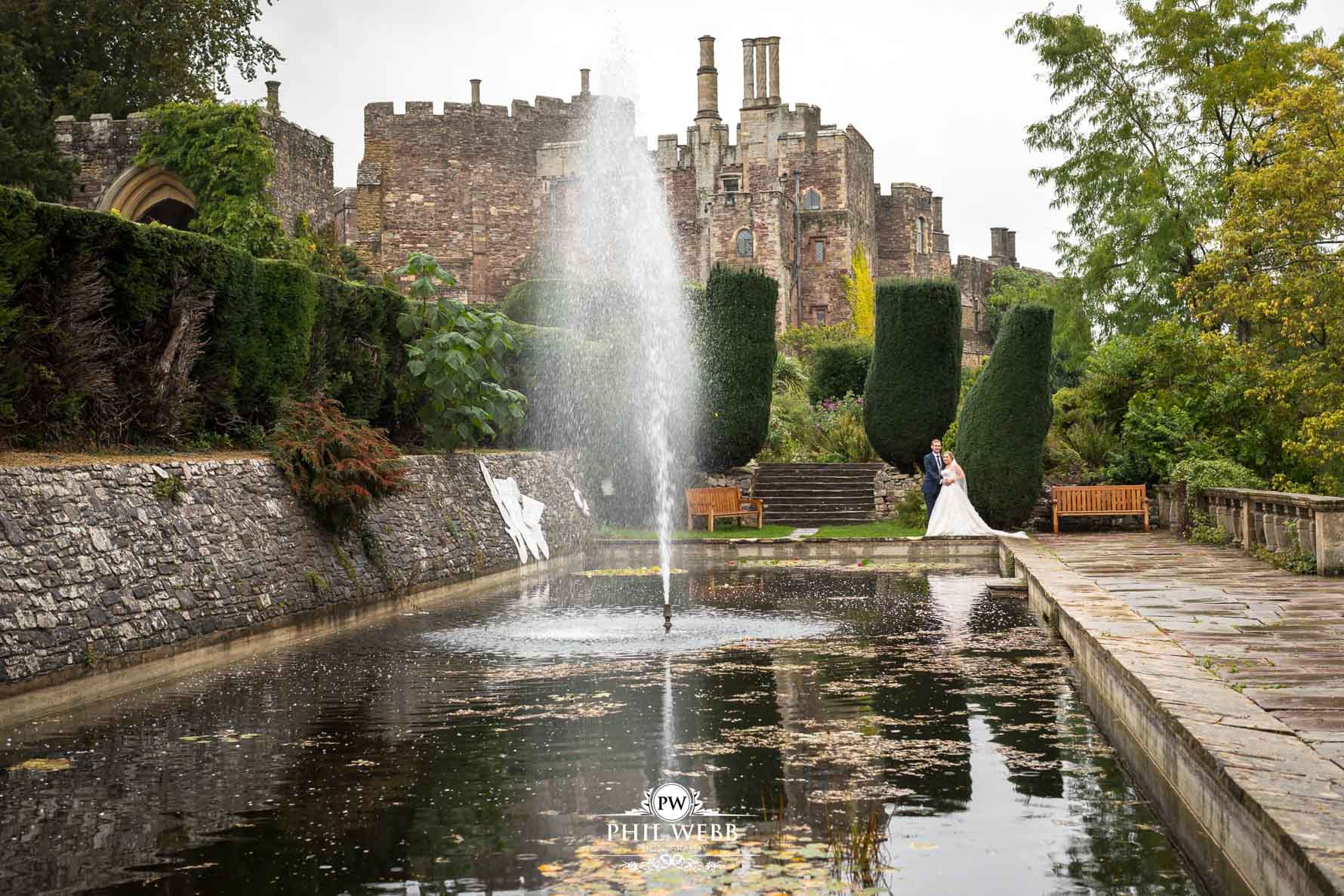 Berkley Castle Wedding Photography bride and groom portrait