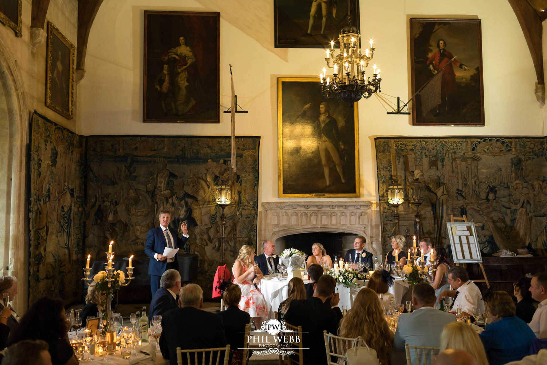 Berkley Castle Wedding Photography wedding reception speeches