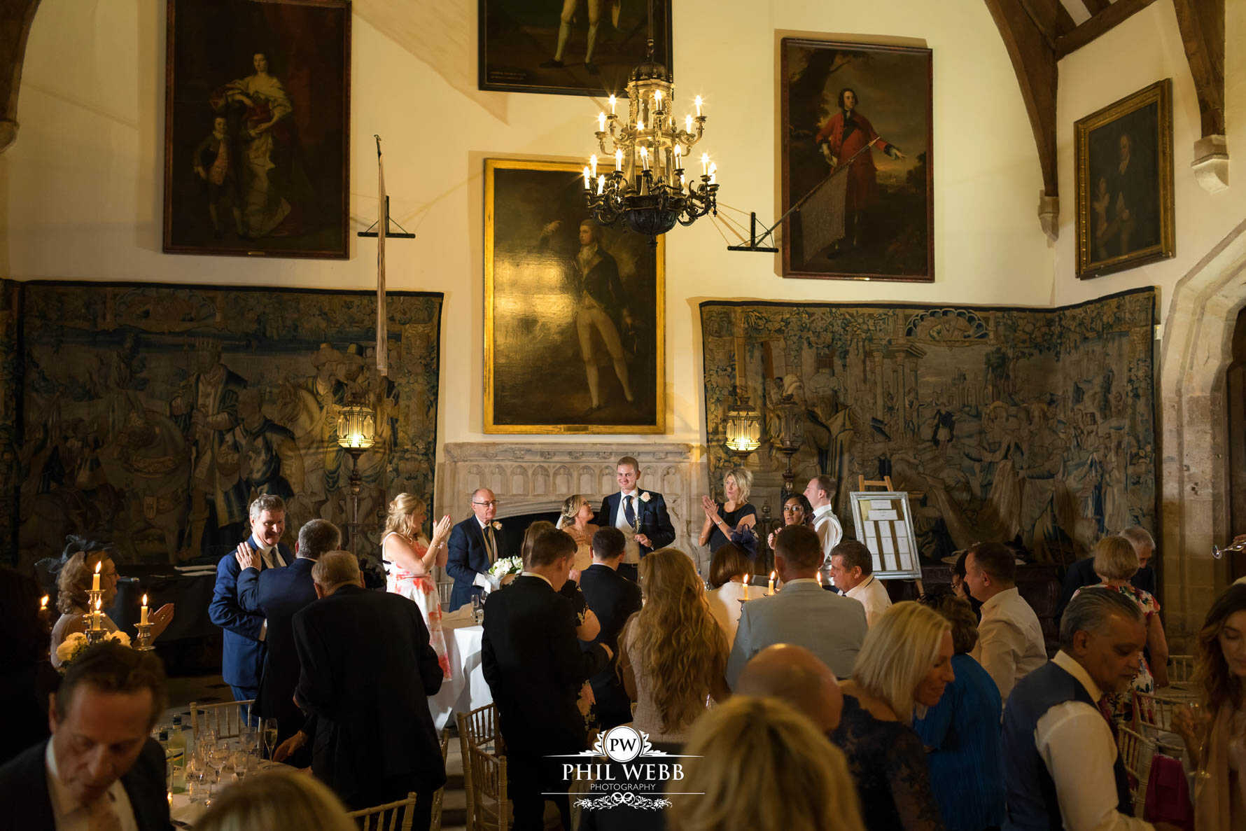 Berkley Castle Wedding Photography wedding reception speeches