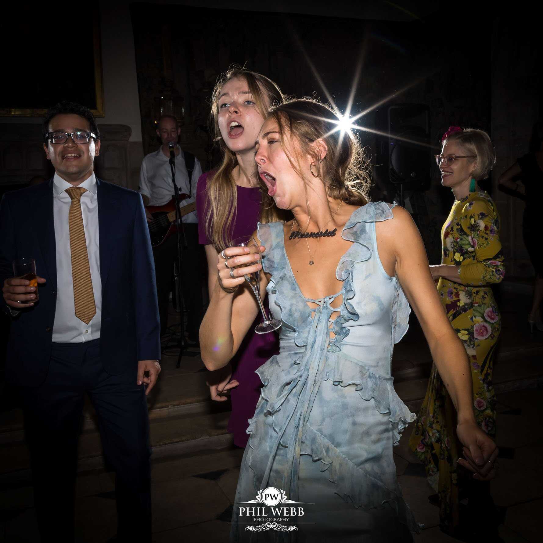 Berkley Castle Wedding Photography guests dancing party