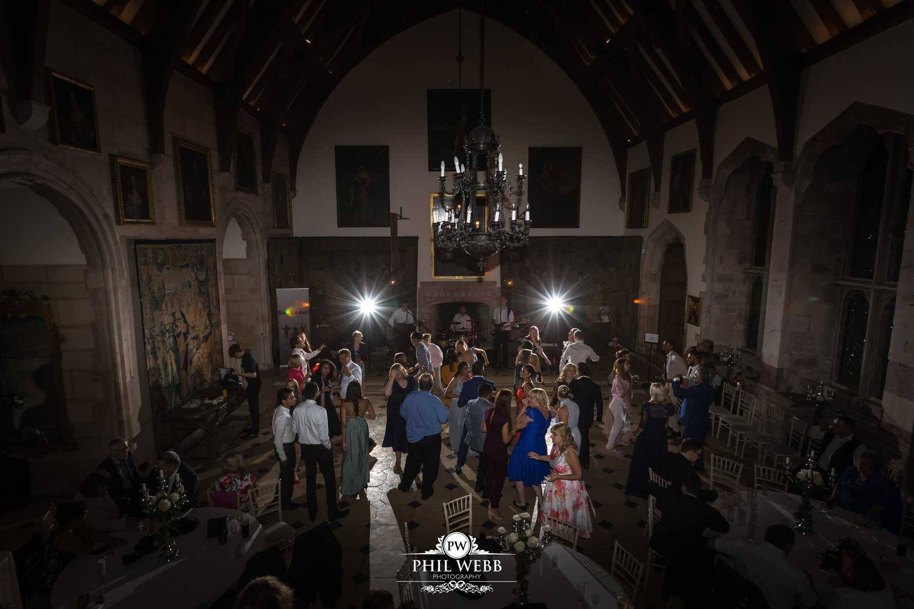 Berkley Castle Wedding Photography guests dancing party
