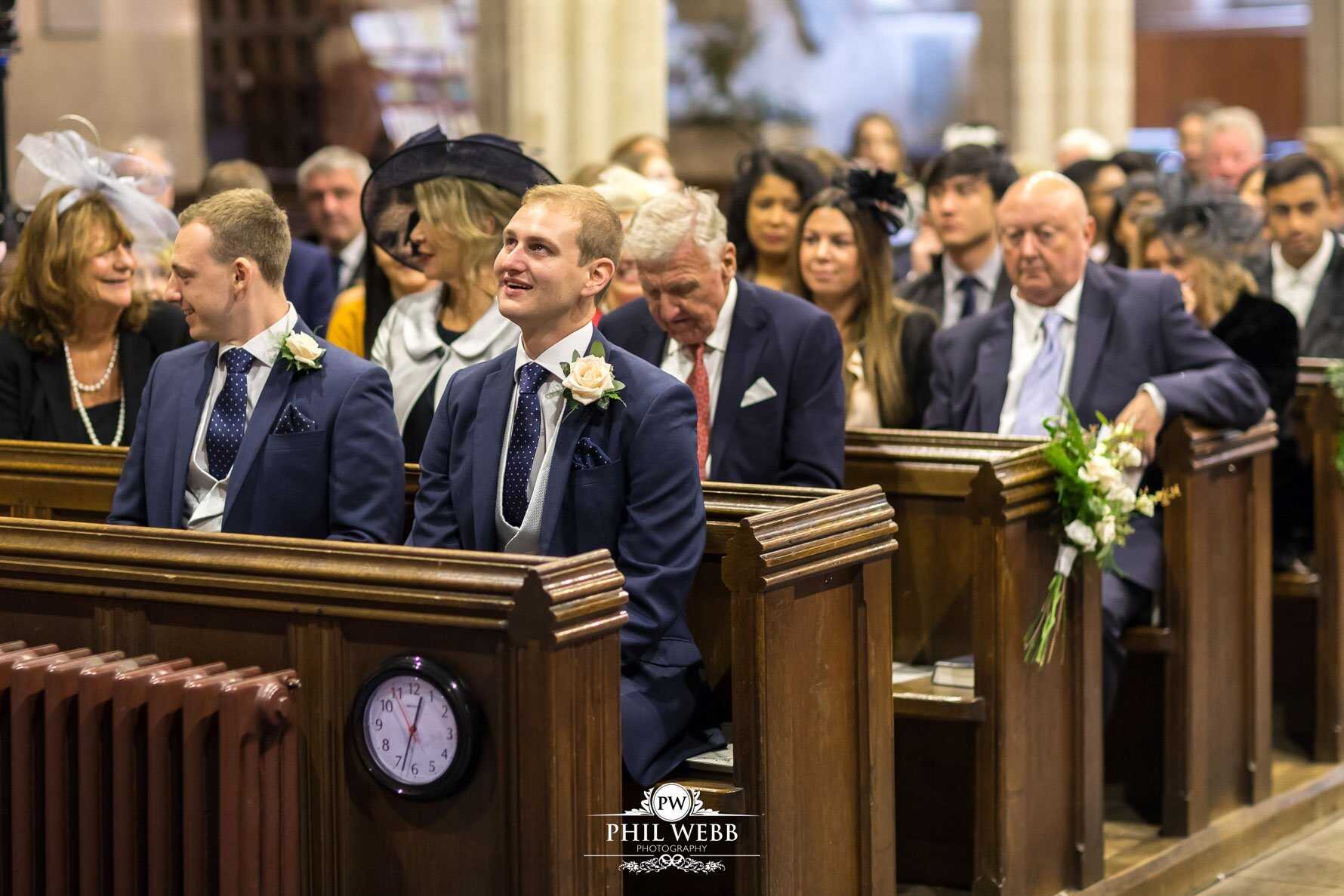 Berkley Castle Wedding Photography church wedding ceremony