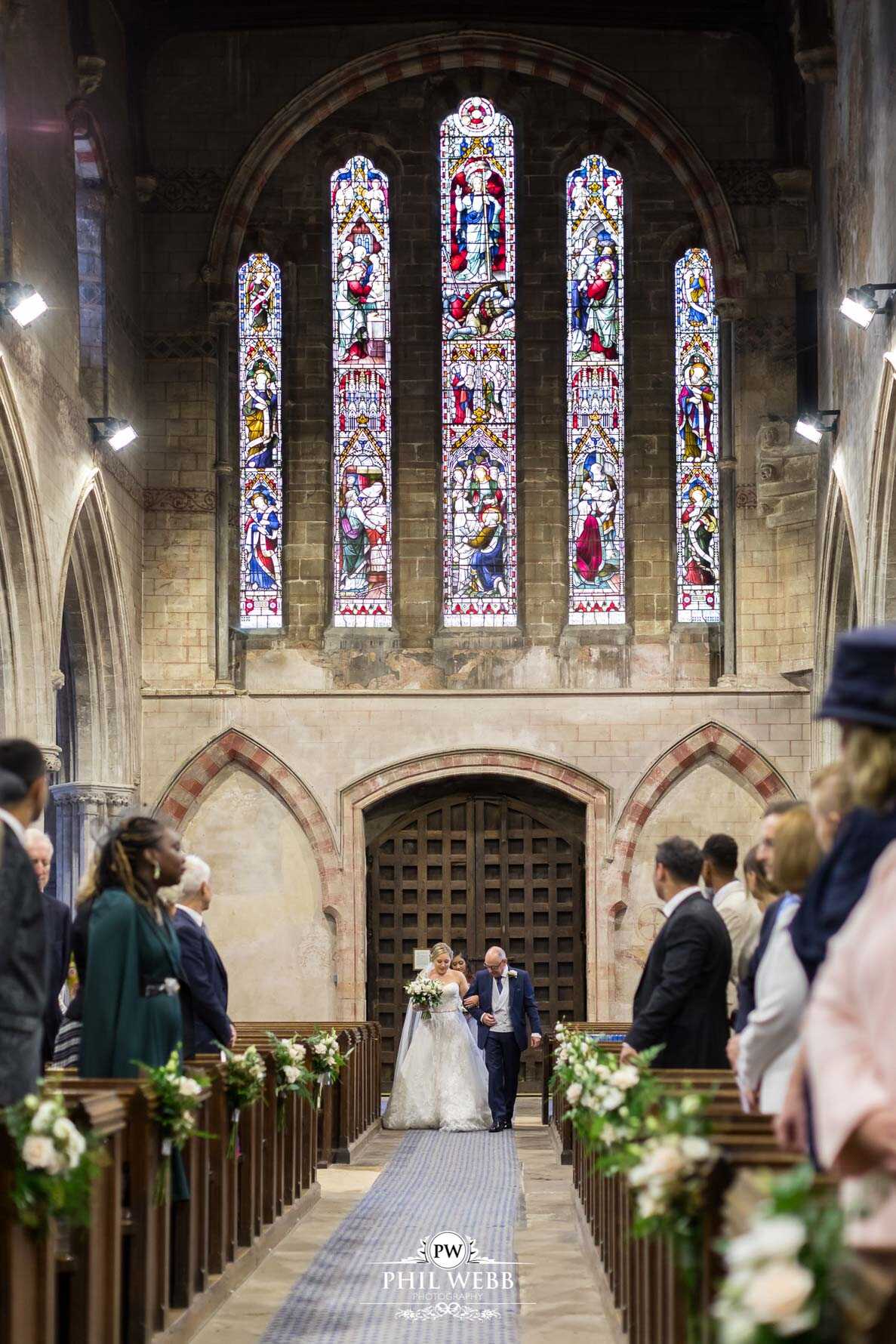 Berkley Castle Wedding Photography church wedding ceremony