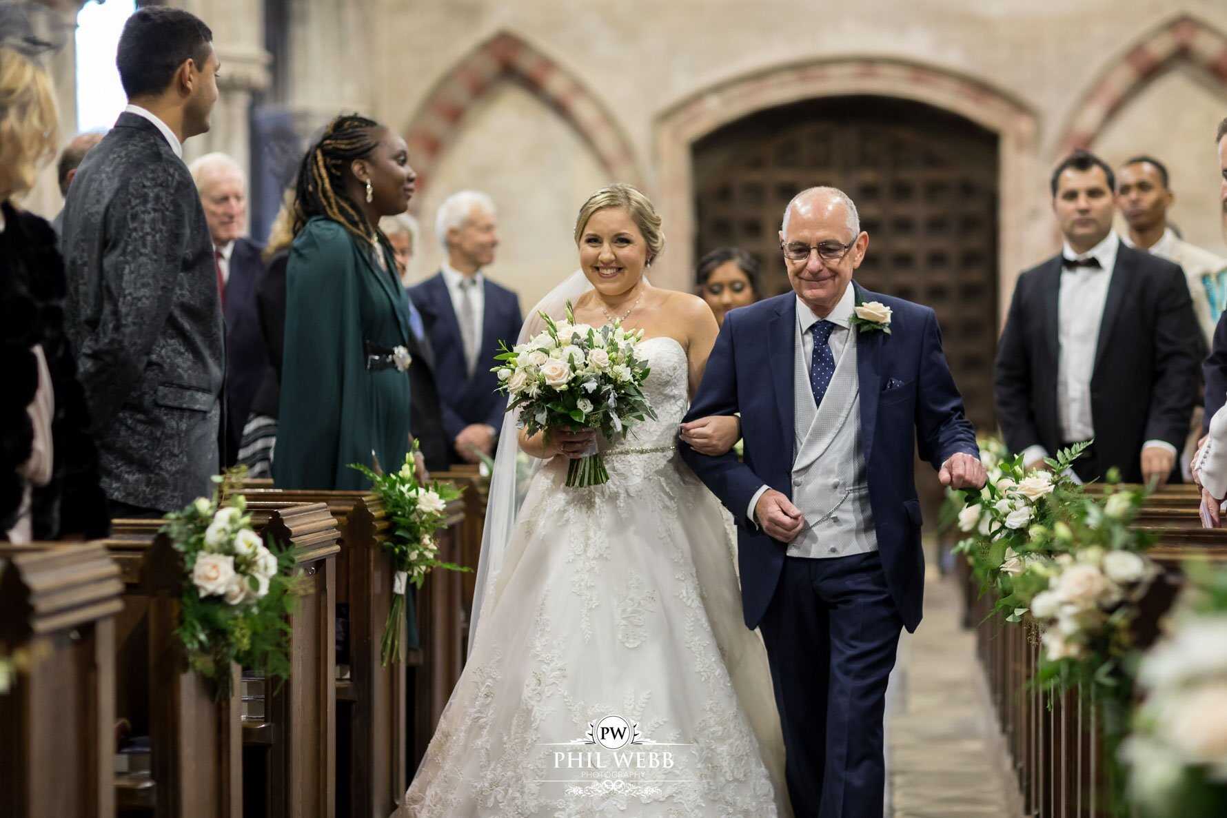 Berkley Castle Wedding Photography church wedding ceremony