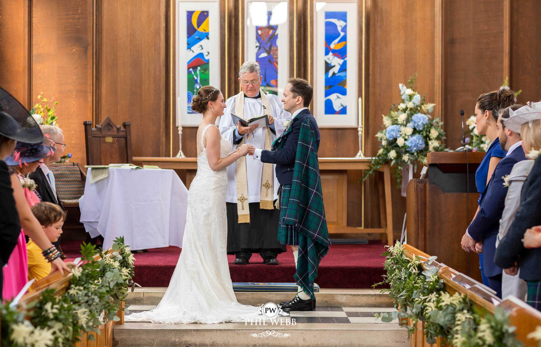 Dean Close School Chapel Wedding Photography wedding ceremony