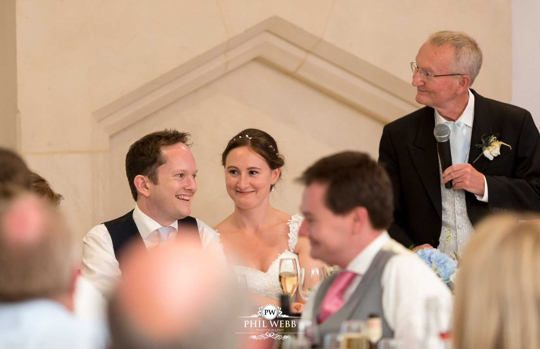 Manor by the Lake Wedding Photography reception speech's
