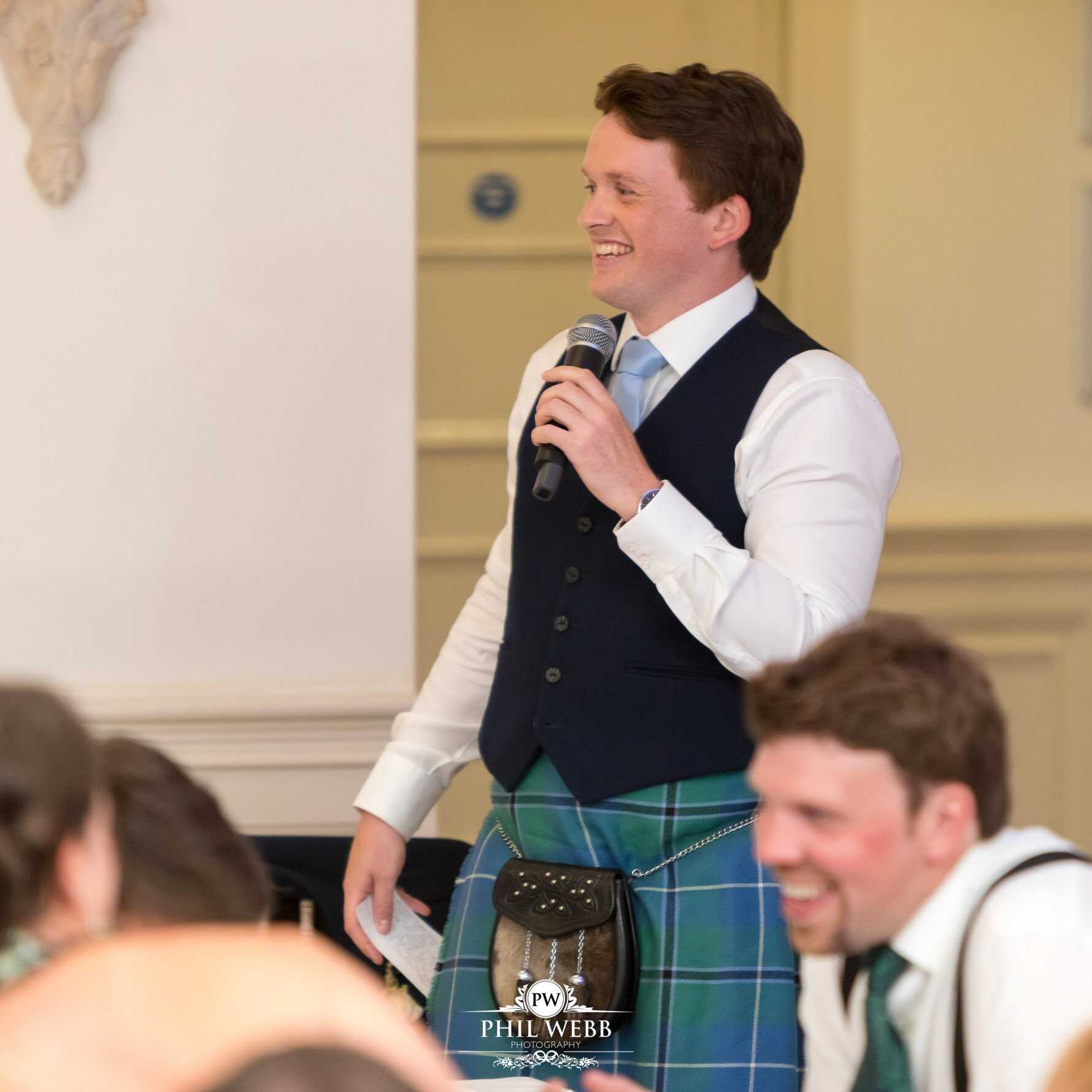 Manor by the Lake Wedding Photography reception speech's