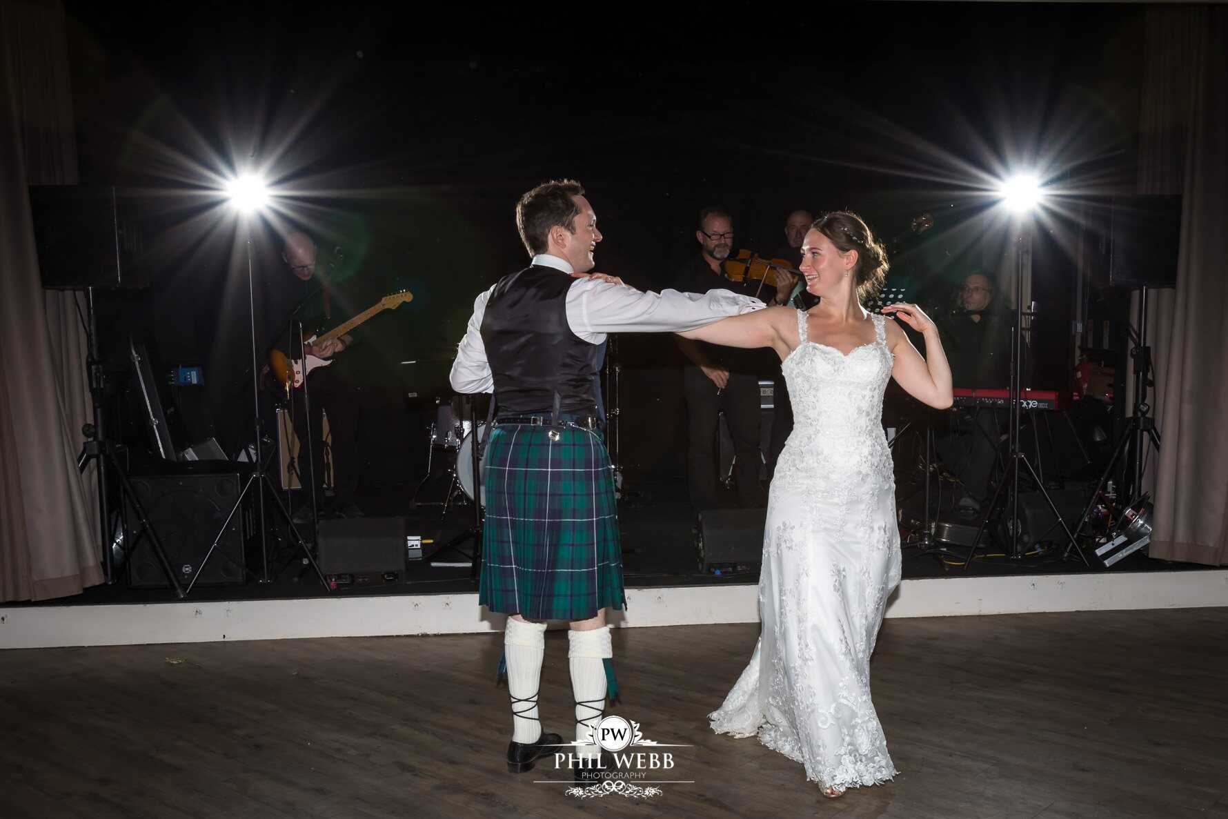 Manor by the Lake Wedding Photography bride and groom first dance