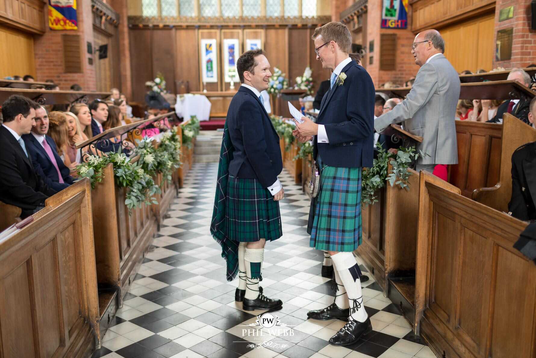 Dean Close School Chapel Wedding Photography wedding ceremony