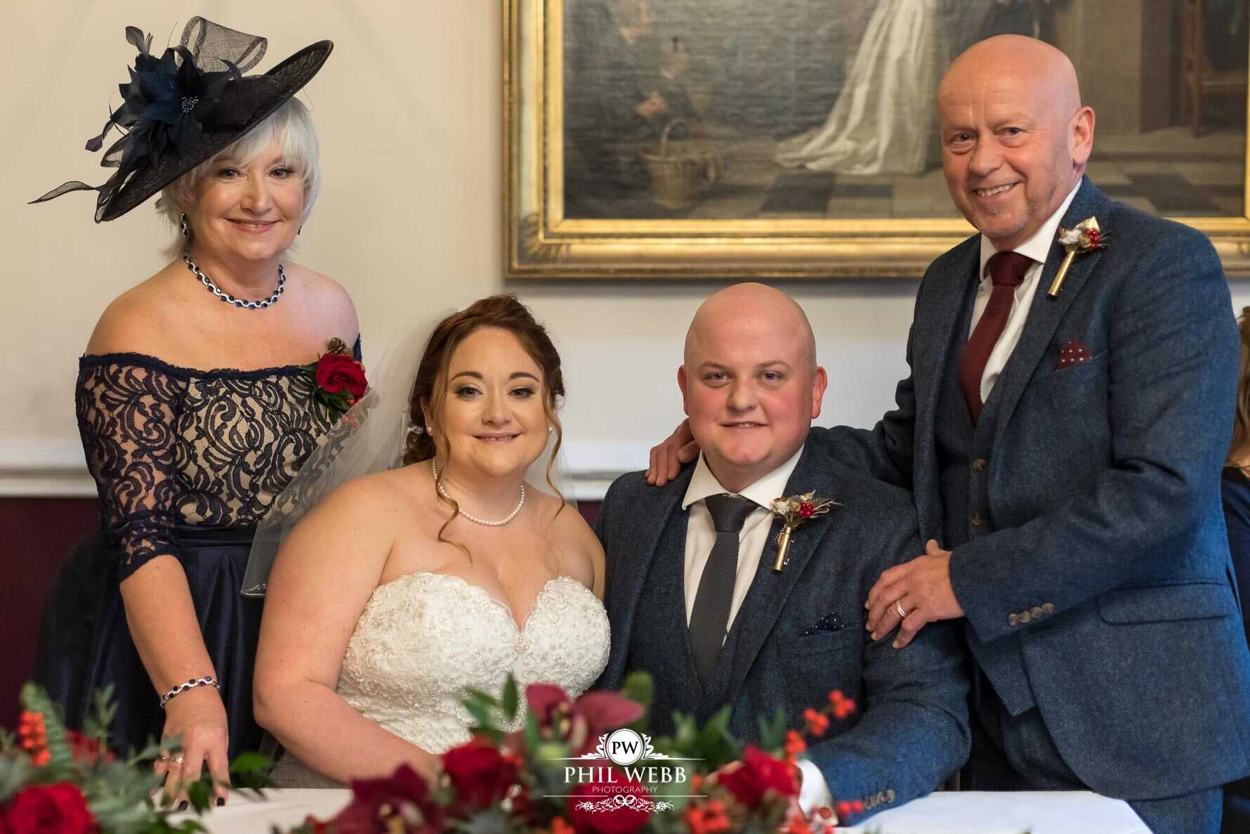 Ettington Park Hotel Wedding Photography indoor wedding ceremony