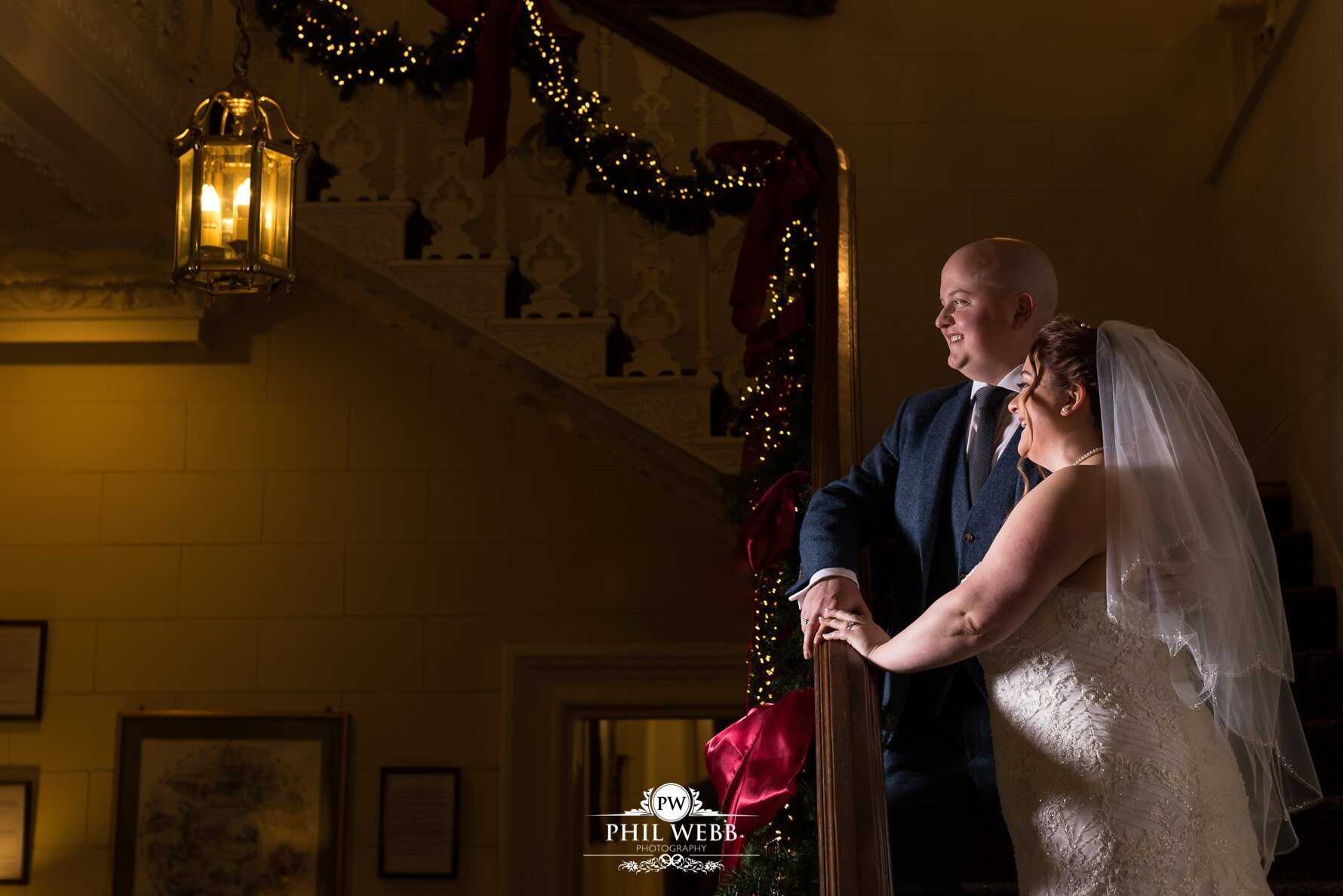 Ettington Park Hotel Wedding Photography bride and groom portrait