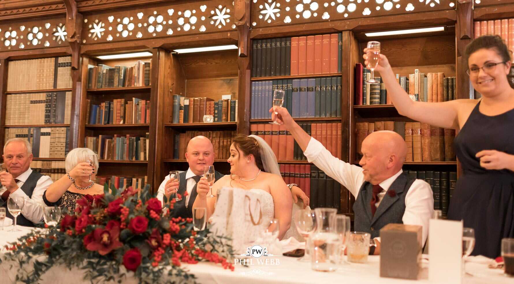 Ettington Park Hotel Wedding Photography reception speeches
