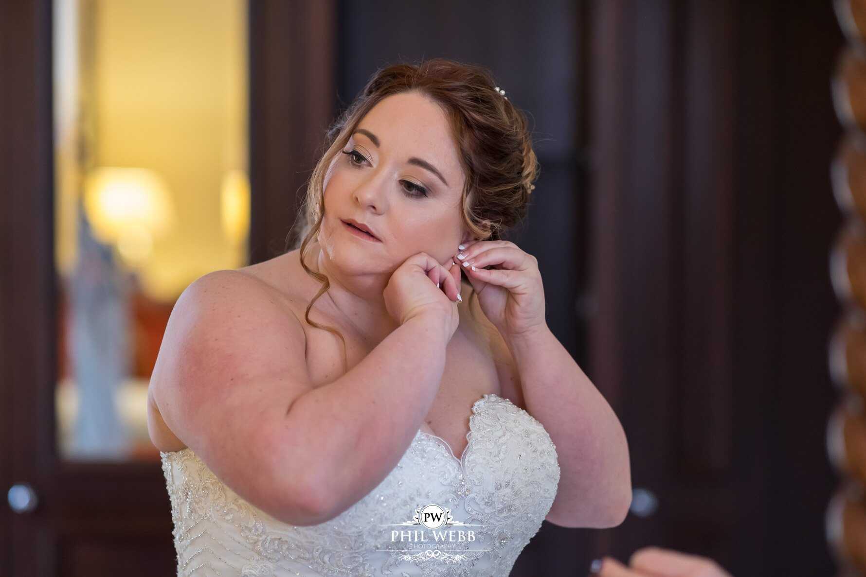 Ettington Park Hotel Wedding Photography bride preparations