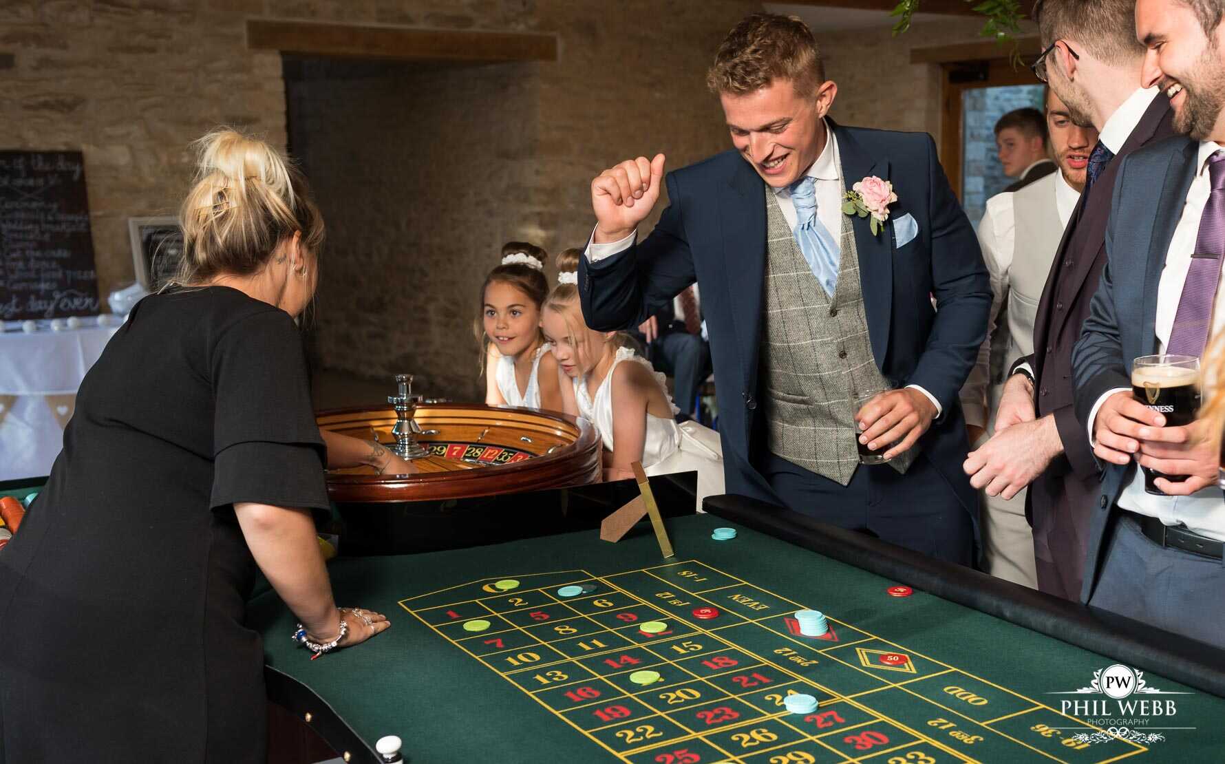 Kingscote Barn Wedding Photography casino games