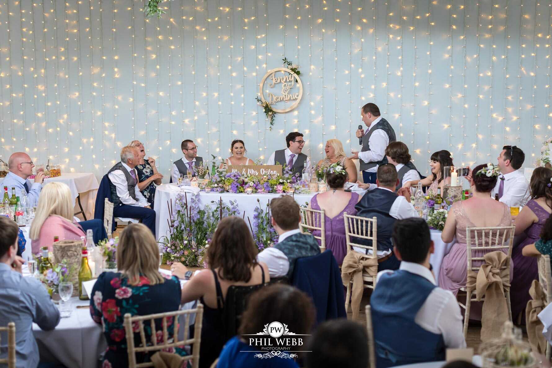 The Matara Centre Wedding Photography reception speeches