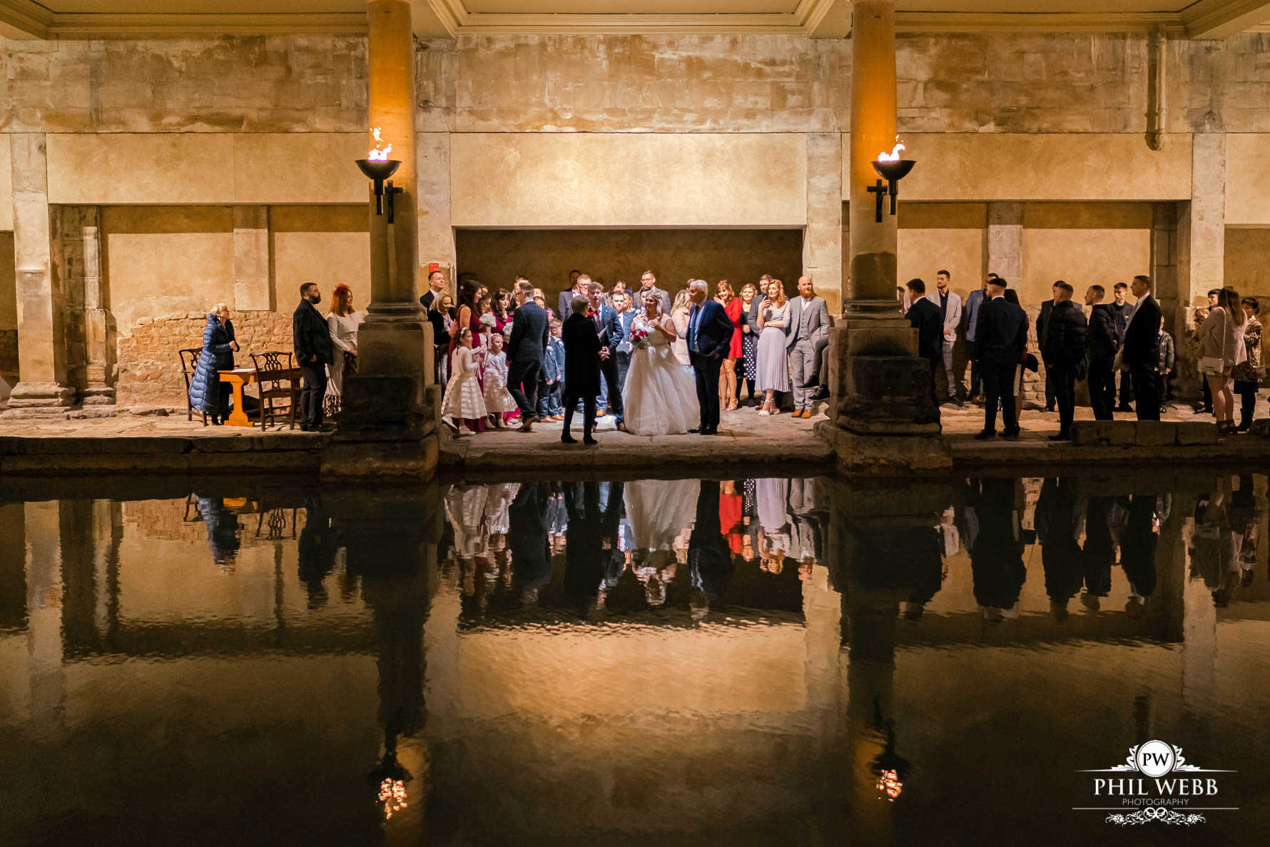 Roman Baths Wedding Photography wedding ceremony
