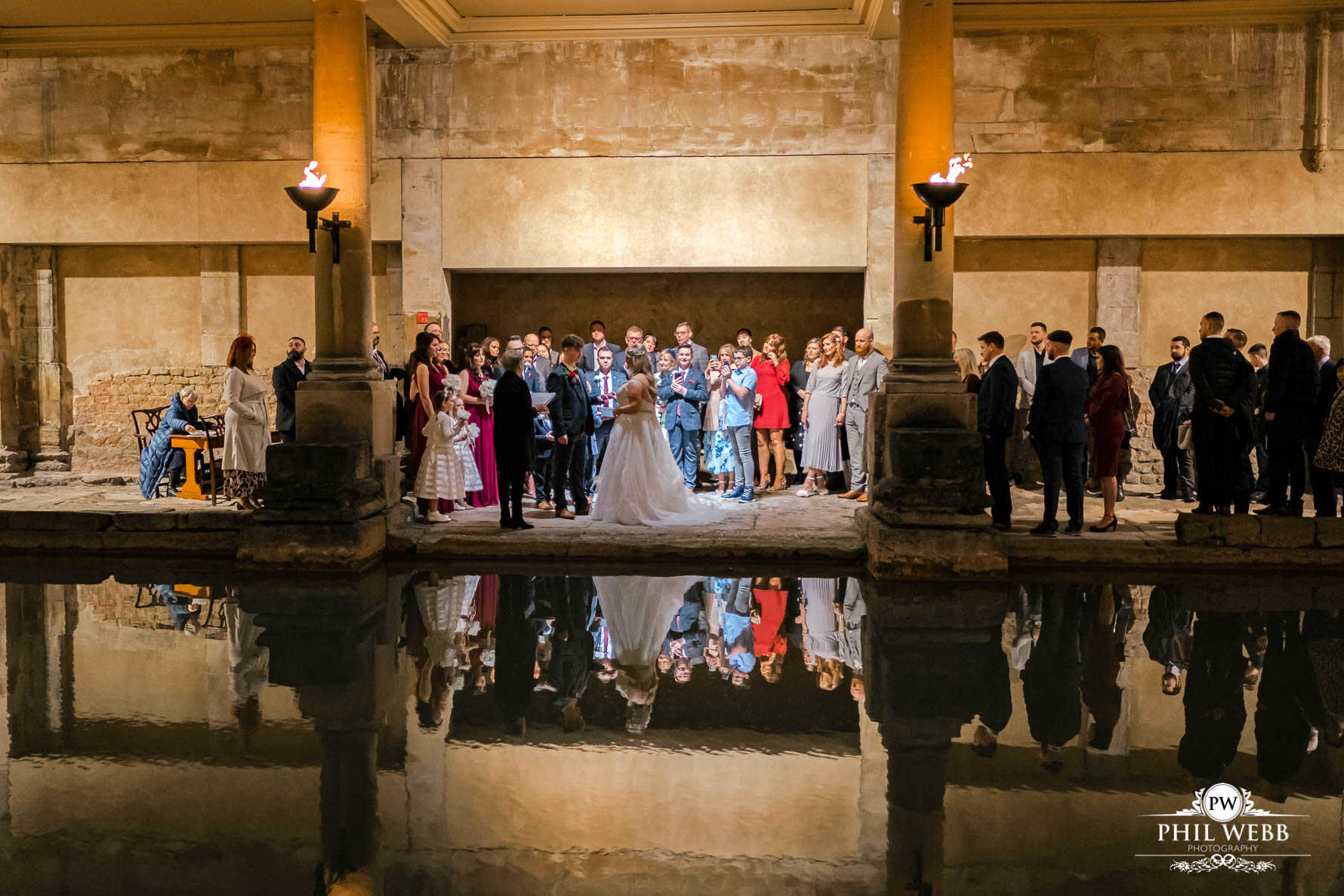 Roman Baths Wedding Photography wedding ceremony