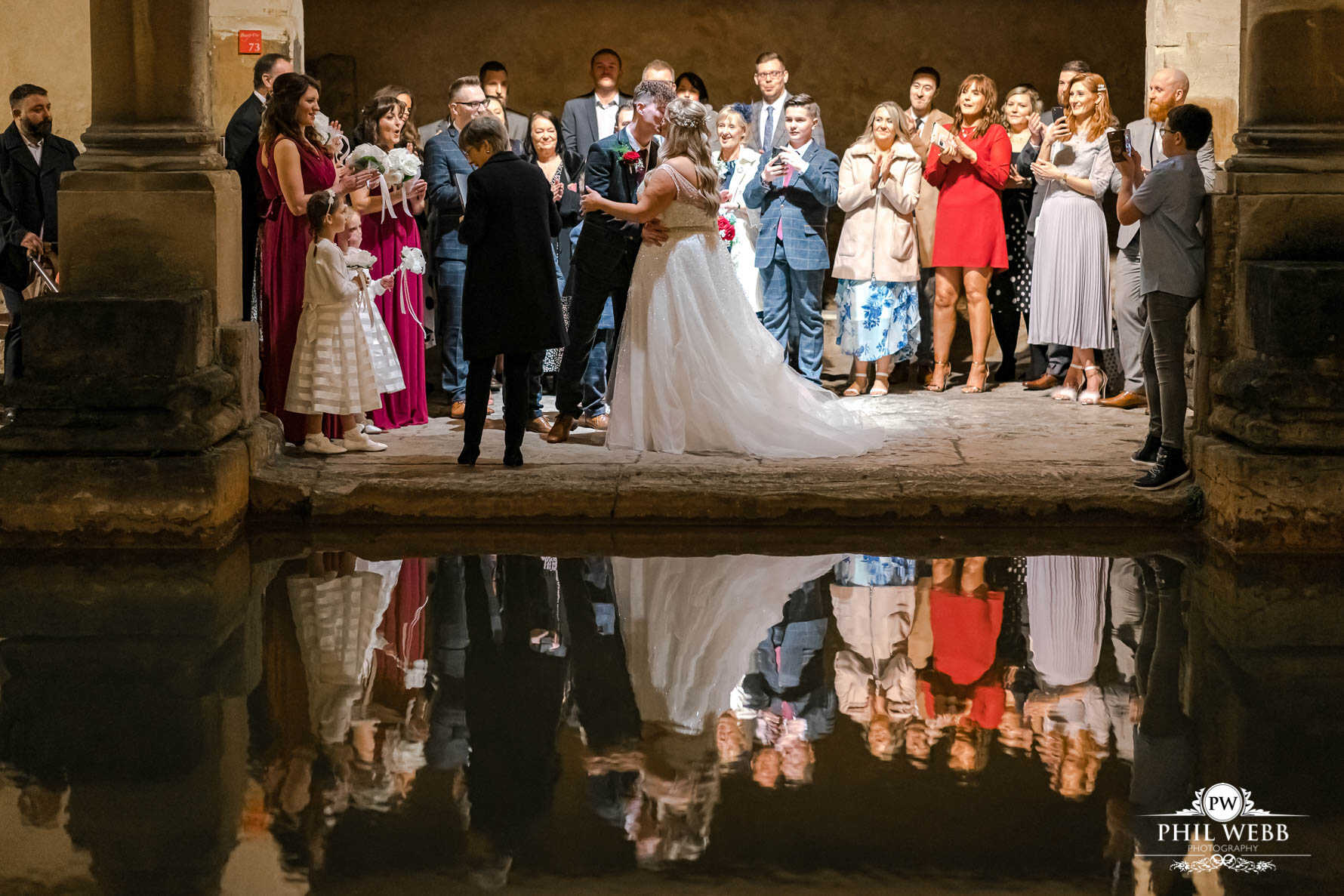 Roman Baths Wedding Photography wedding ceremony