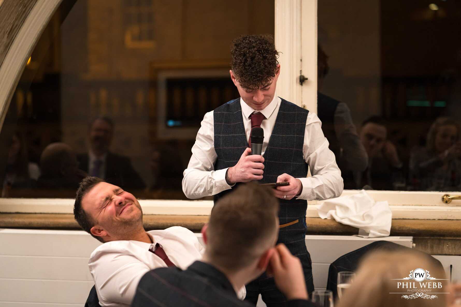Roman Baths Wedding Photography reception speeches