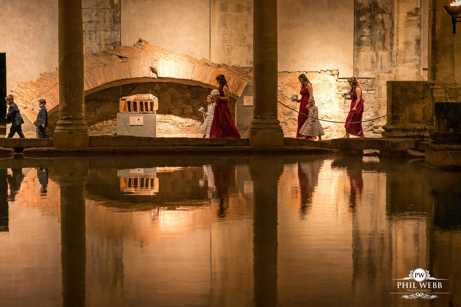 Roman Baths Wedding Photography wedding ceremony