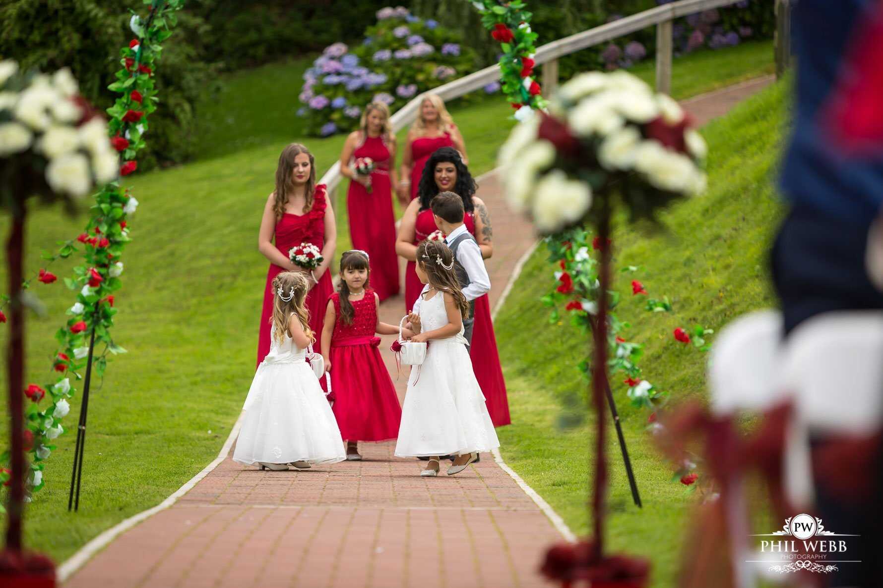 Sandy Cove Bay Wedding Photography outdoor wedding ceremony
