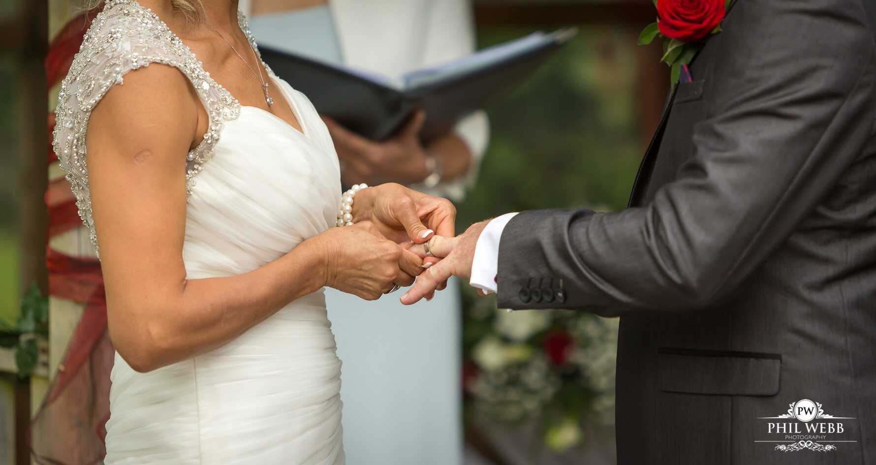 Sandy Cove Bay Wedding Photography outdoor wedding ceremony