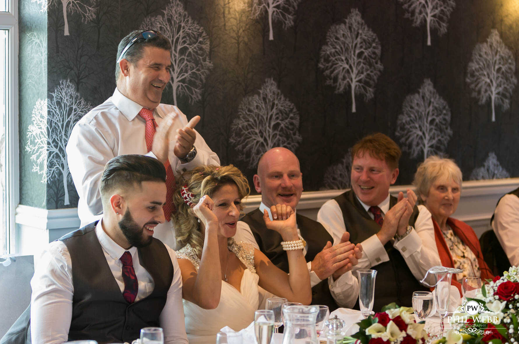 Sandy Cove Bay Wedding Photography reception speeches