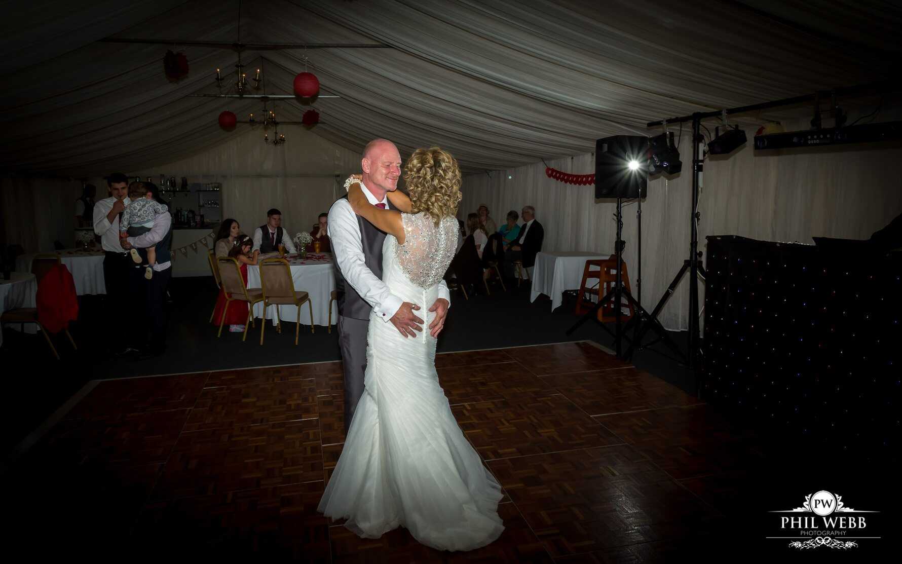 Sandy Cove Bay Wedding Photography bride and grooms first dance