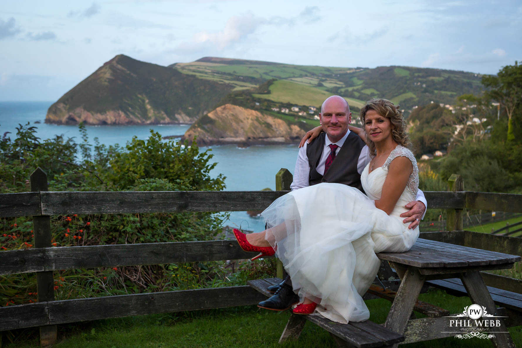 Sandy Cove Bay Wedding Photography bride and groom portrait
