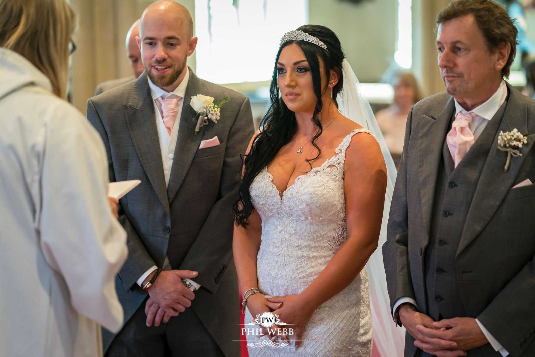 Stonehouse Court Wedding Church wedding ceremony