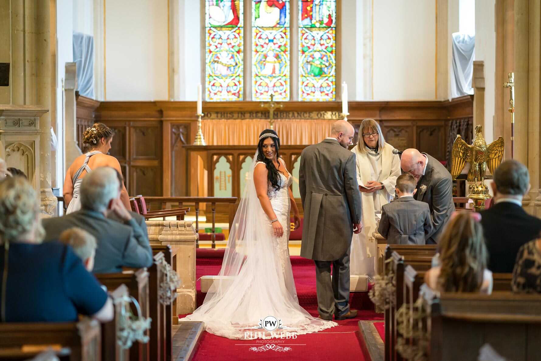 Stonehouse Court Wedding Church wedding ceremony