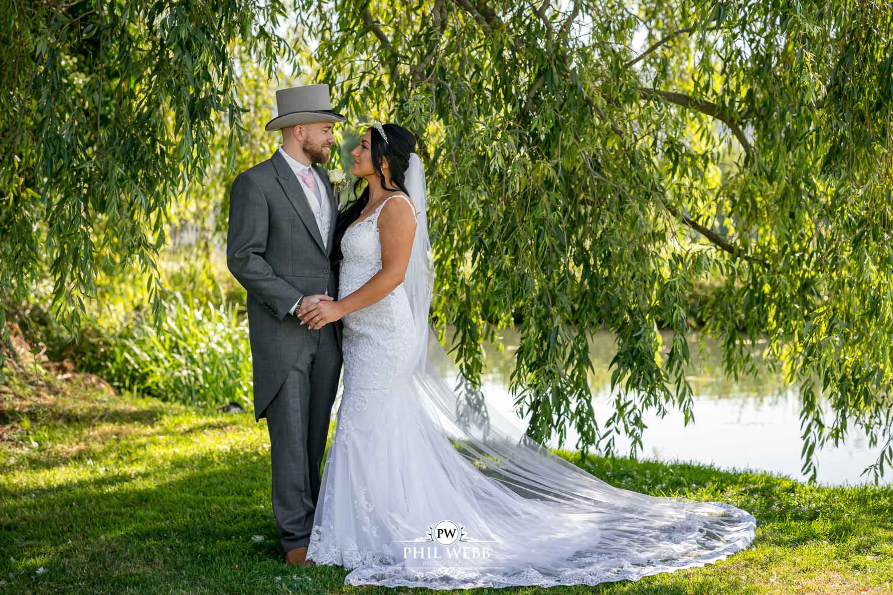Stonehouse Court Wedding Photography bride and groom portrait