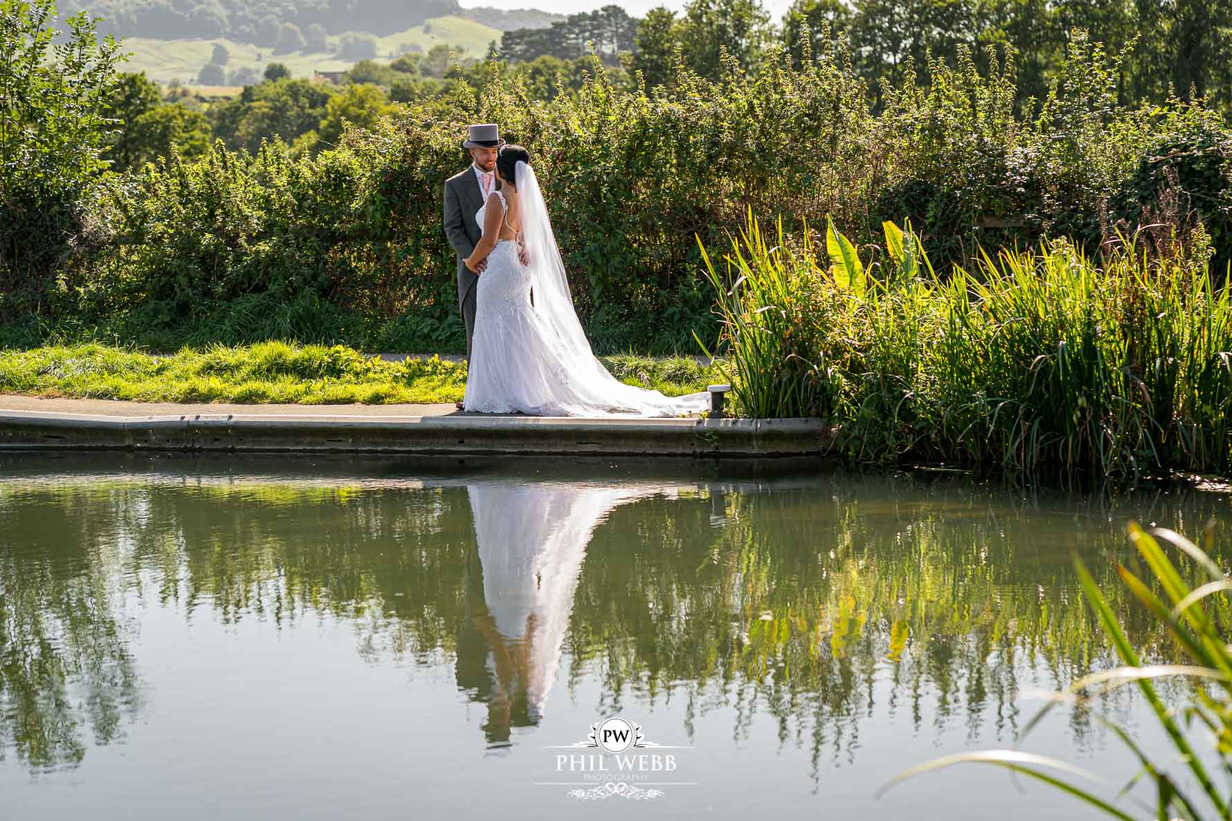 Stonehouse Court Wedding Photography bride and groom portrait
