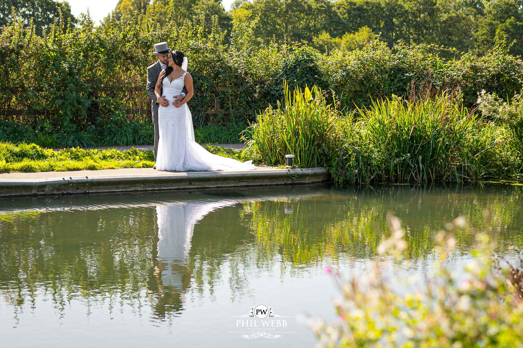 Stonehouse Court Wedding Photography bride and groom portrait