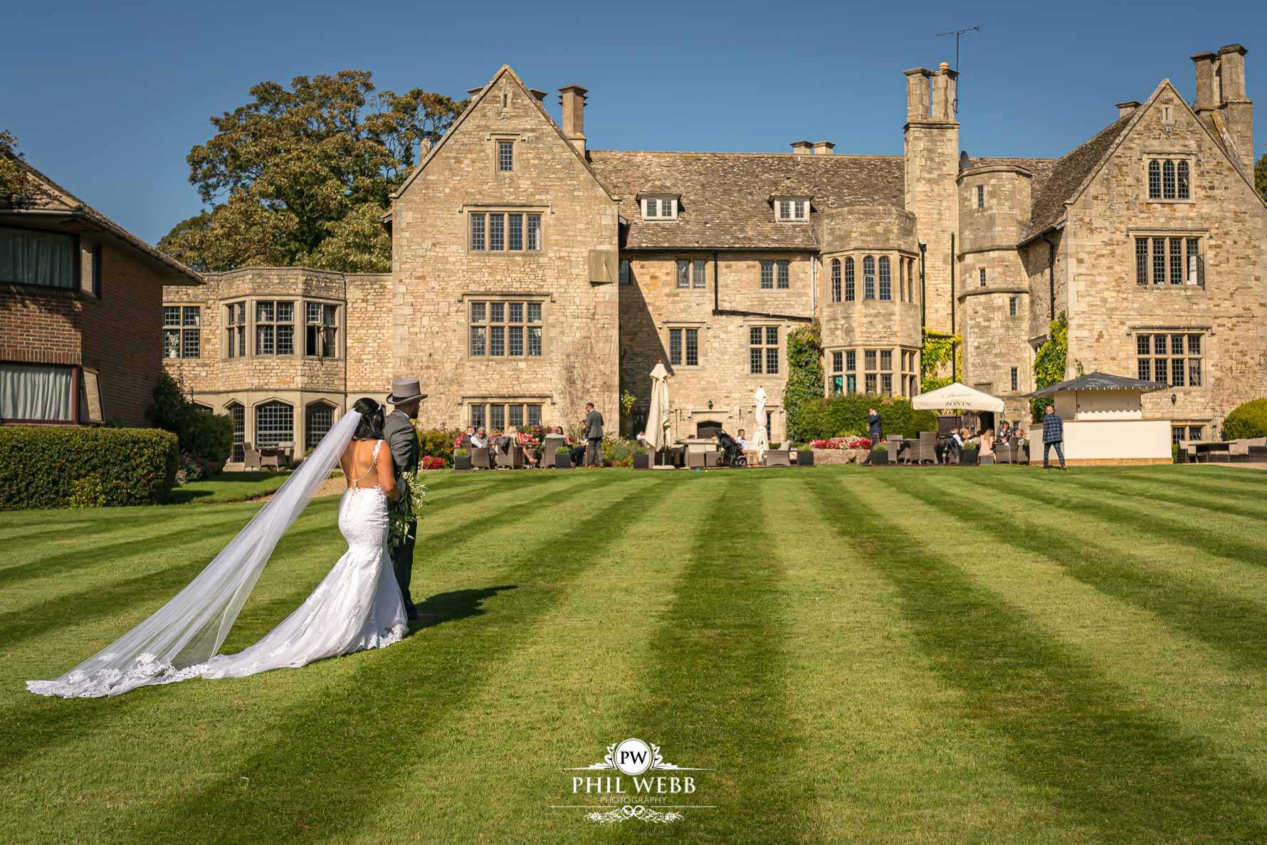 Stonehouse Court Wedding Photography bride and groom portrait