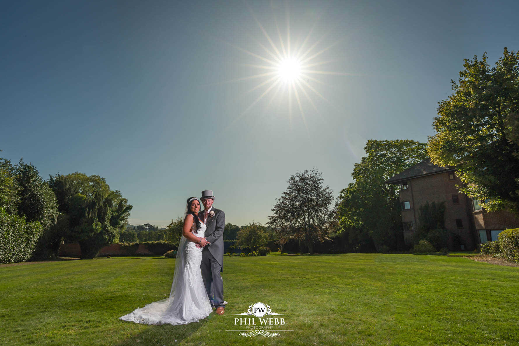 Stonehouse Court Wedding Photography bride and groom portrait