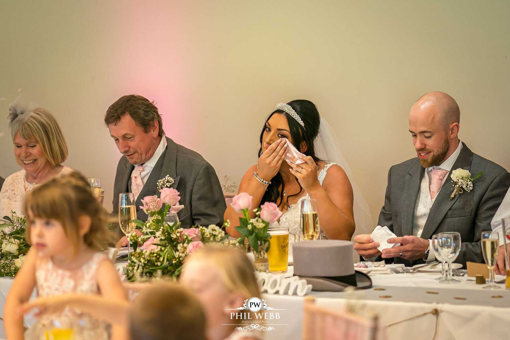 Stonehouse Court Wedding Photography reception speeches