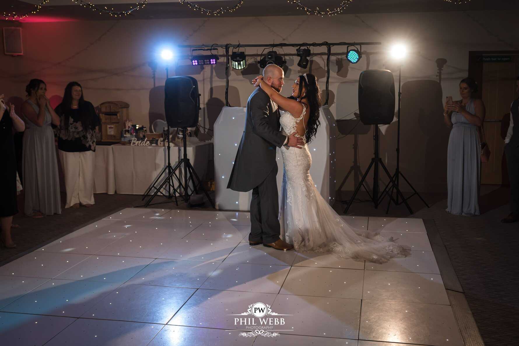Stonehouse Court Wedding Photography guests dancing party