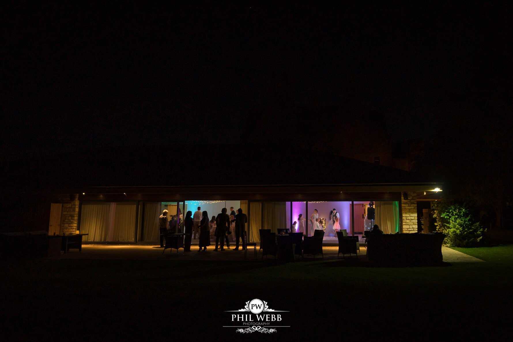 Stonehouse Court Wedding Photography guests dancing party