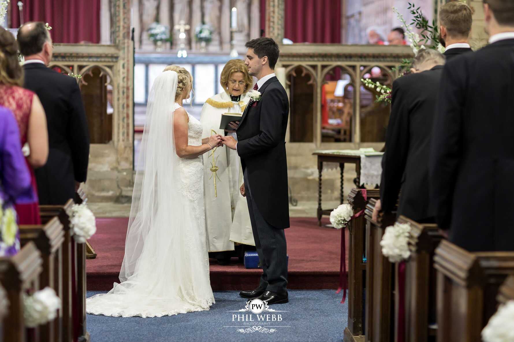 St Mary's Church Berkley Wedding Photography Wedding Ceremony