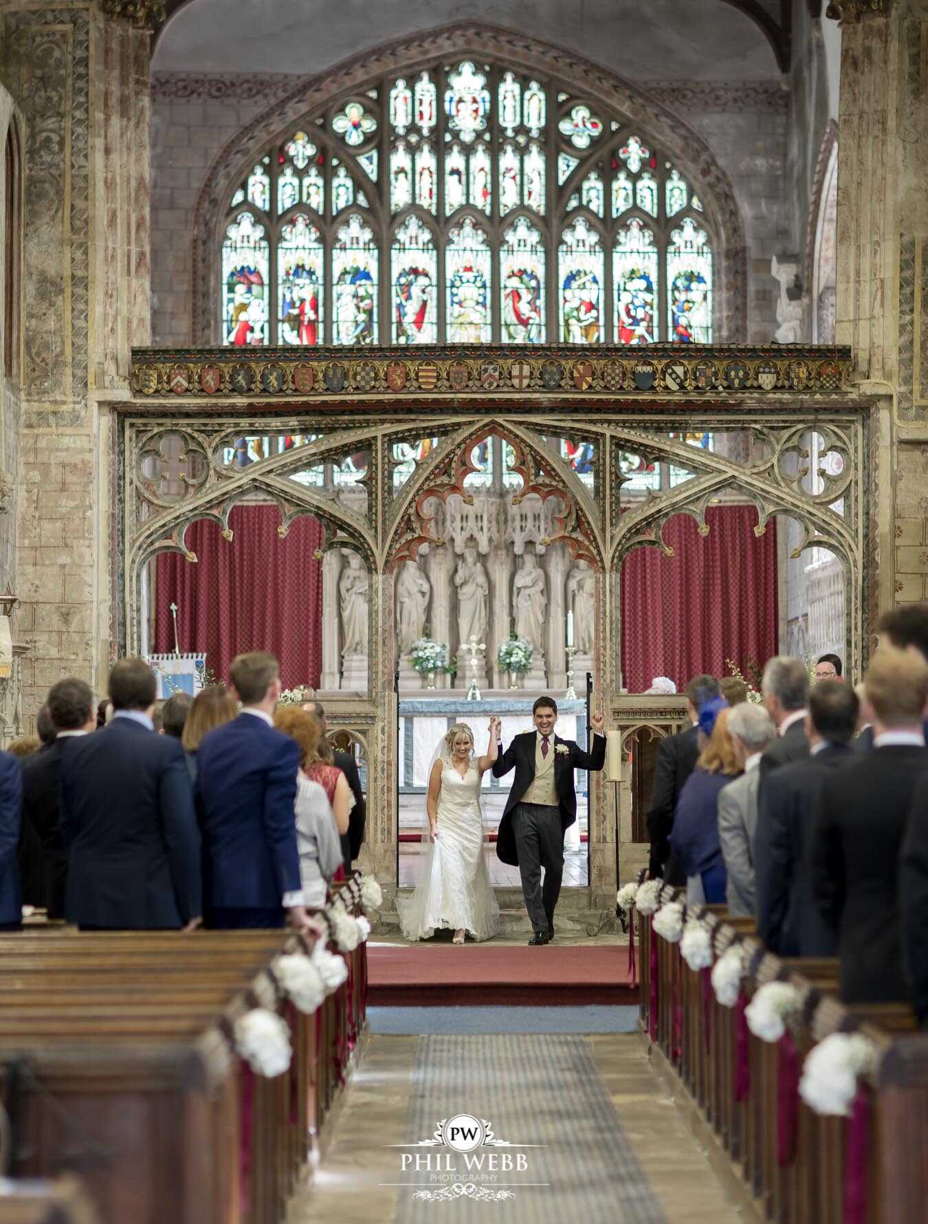 St Mary's Church Berkley Wedding Photography Wedding Ceremony