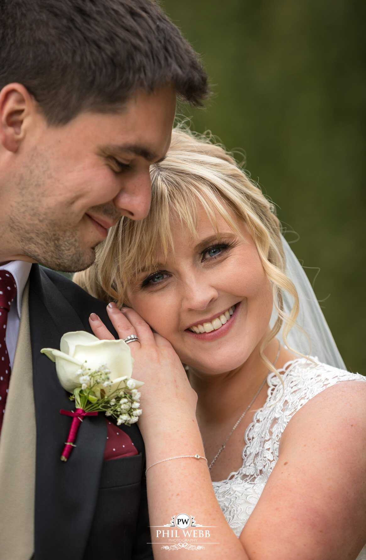 Tortworth Court Wedding Photography bride and groom portrait