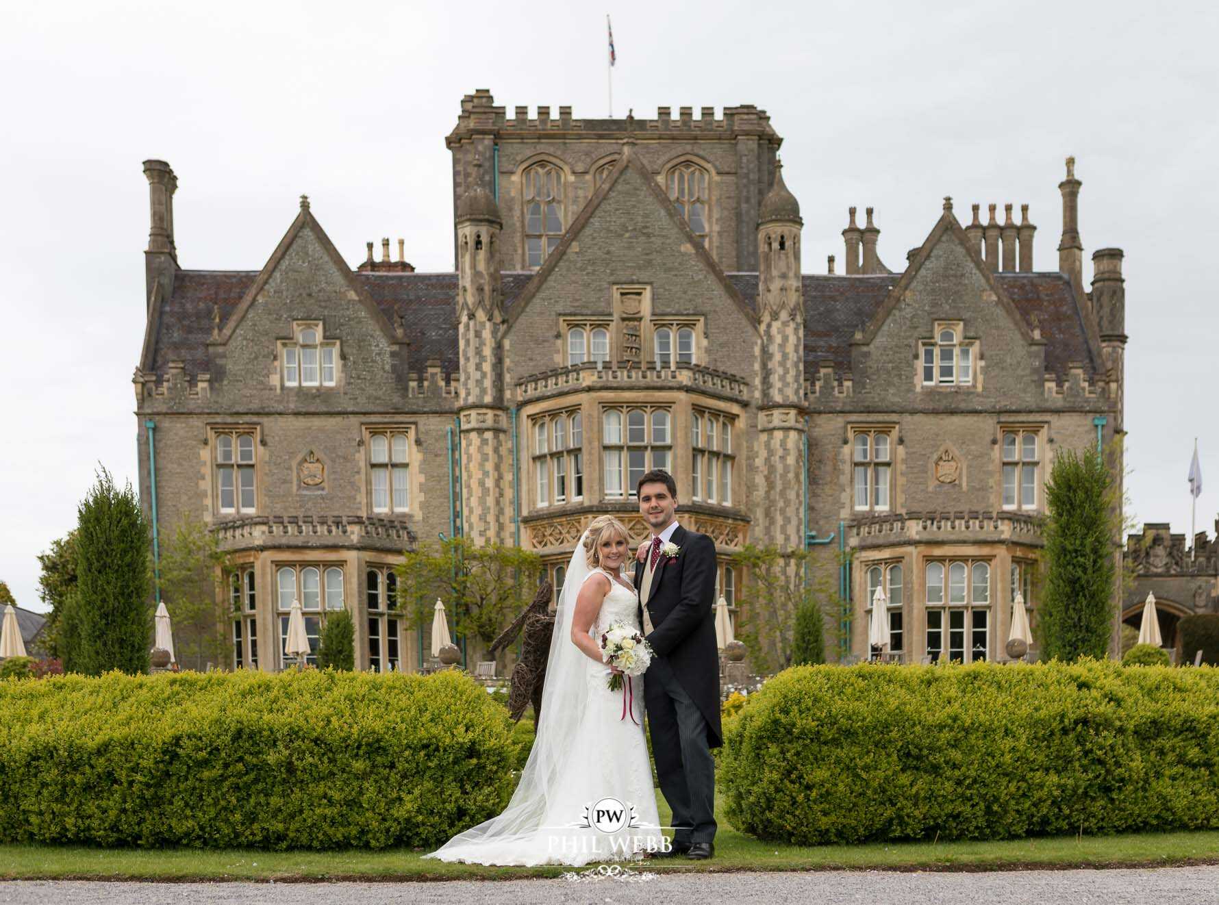 Tortworth Court Wedding Photography bride and groom portrait