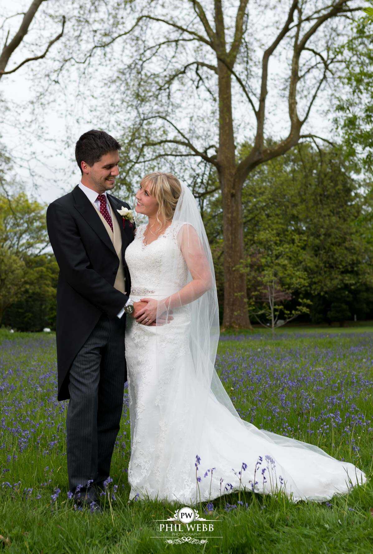 Tortworth Court Wedding Photography bride and groom portrait
