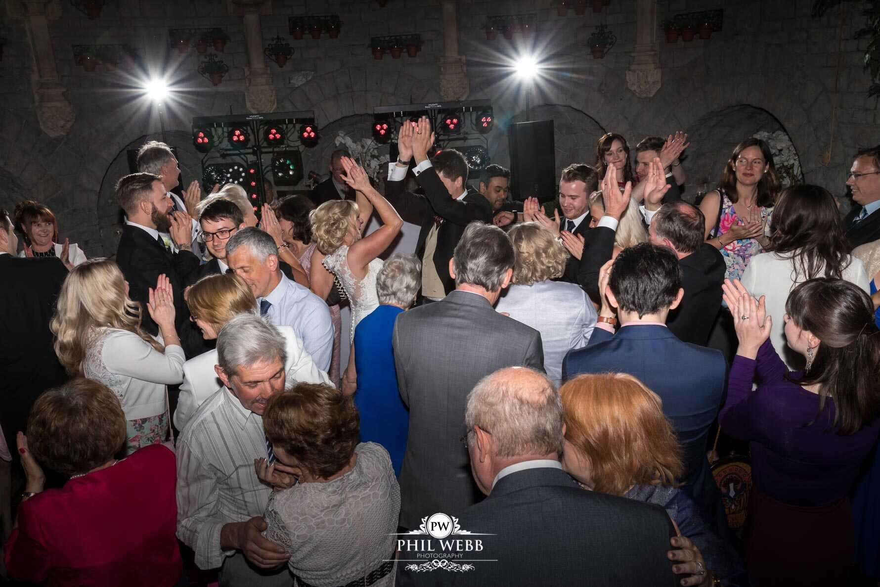 Tortworth Court Wedding Photography party dancing